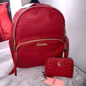Juicy Couture Backpack & Wallet Bundle